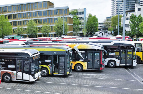 Elektrobus-Vergleichstest in Bonn